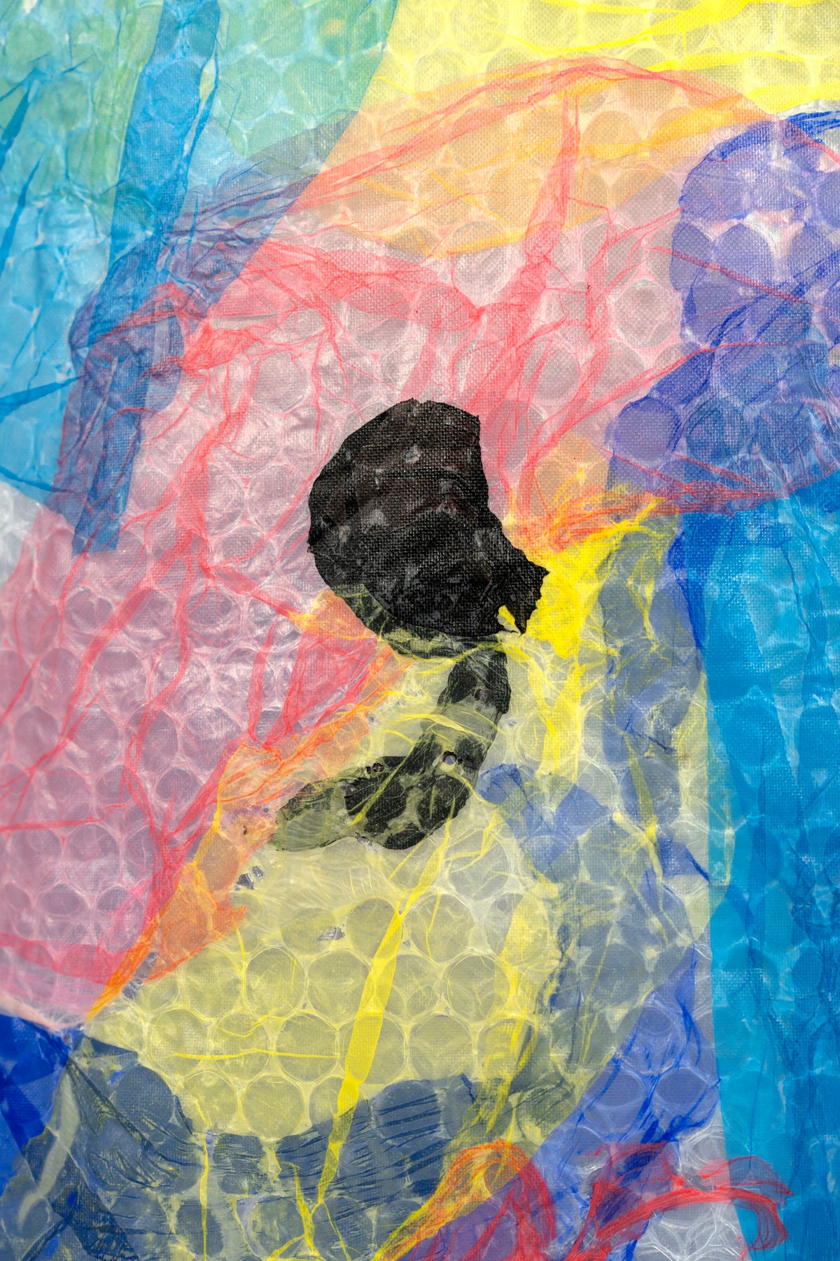 SOLD TURTLE Daily Backpack - Colourful Bubble Wrap Collage