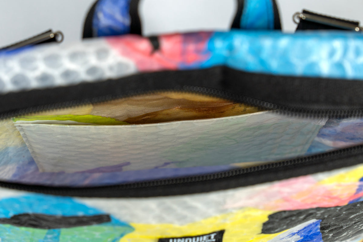 SOLD TURTLE Daily Backpack - Colourful Bubble Wrap Collage