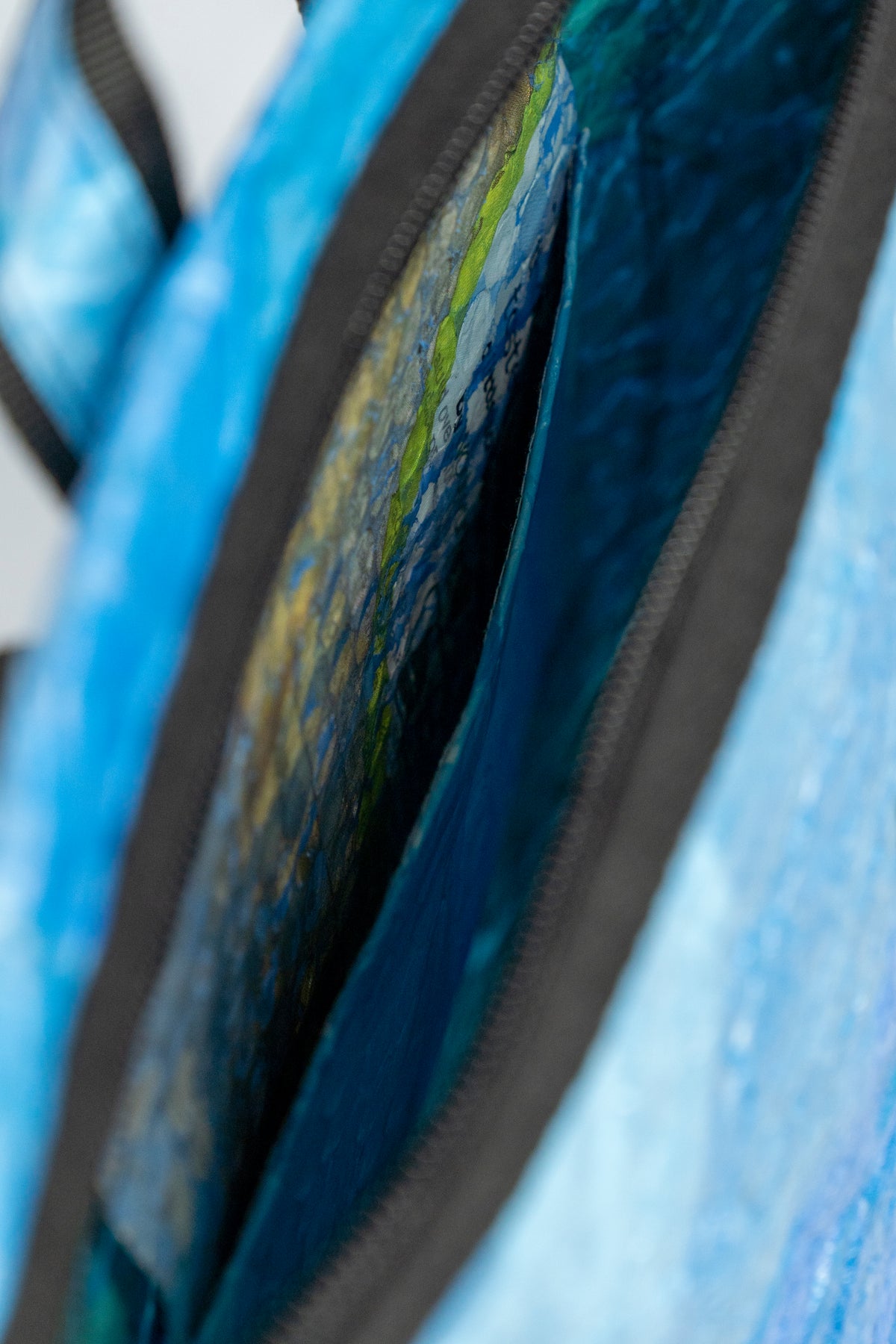 TURTLE Daily Backpack - Blue & Lilac Abstract