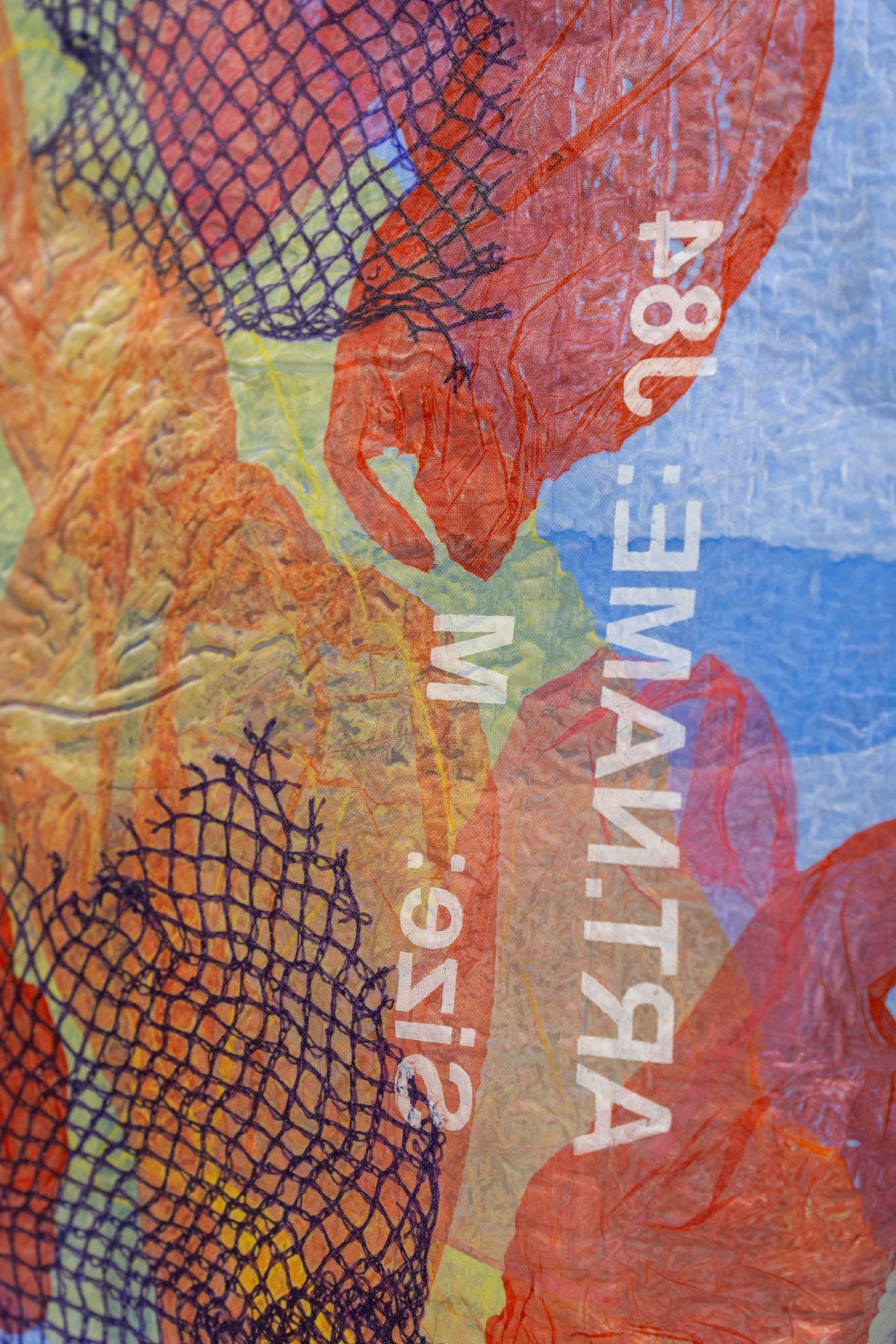 SOLD OCEAN Tote Bag – Colourful Mesh Collage