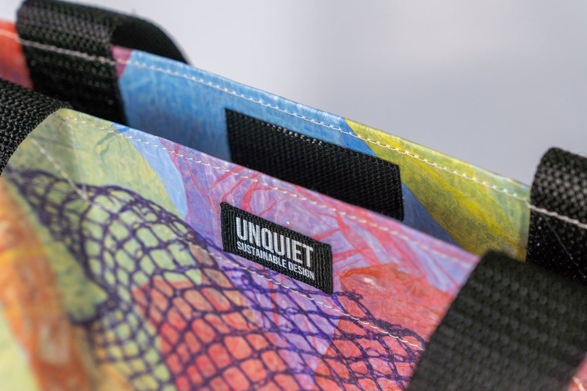 SOLD OCEAN Tote Bag – Colourful Mesh Collage