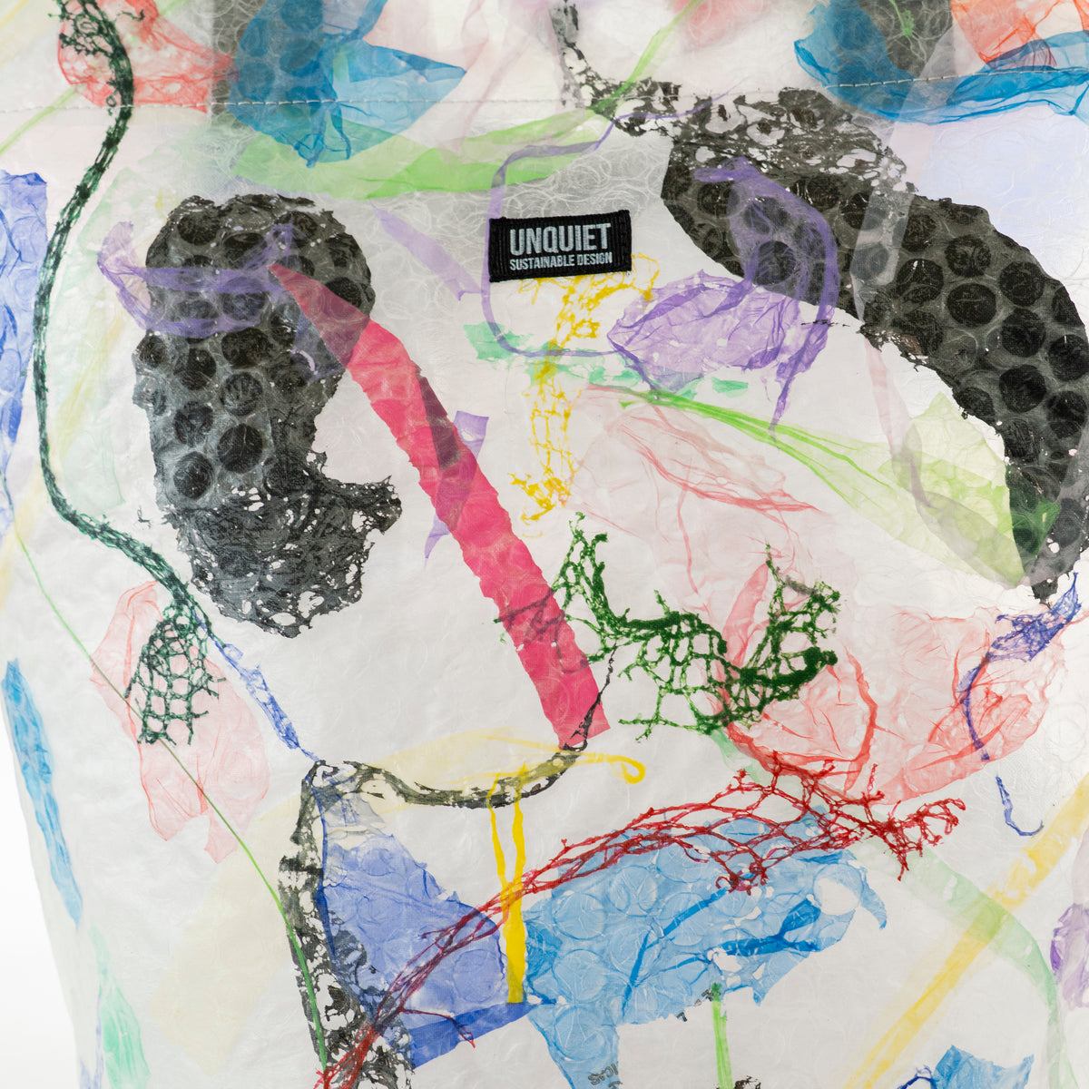 SOLD OCEAN Tote Bag - Multicolor Abstract Texture