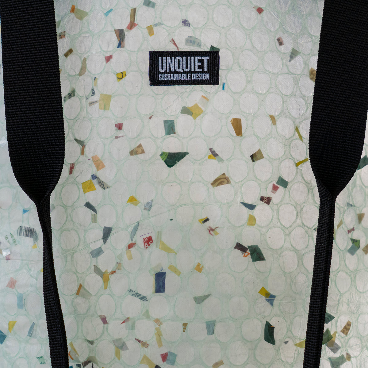 OCEAN Tote Bag - Pale Green Confetti