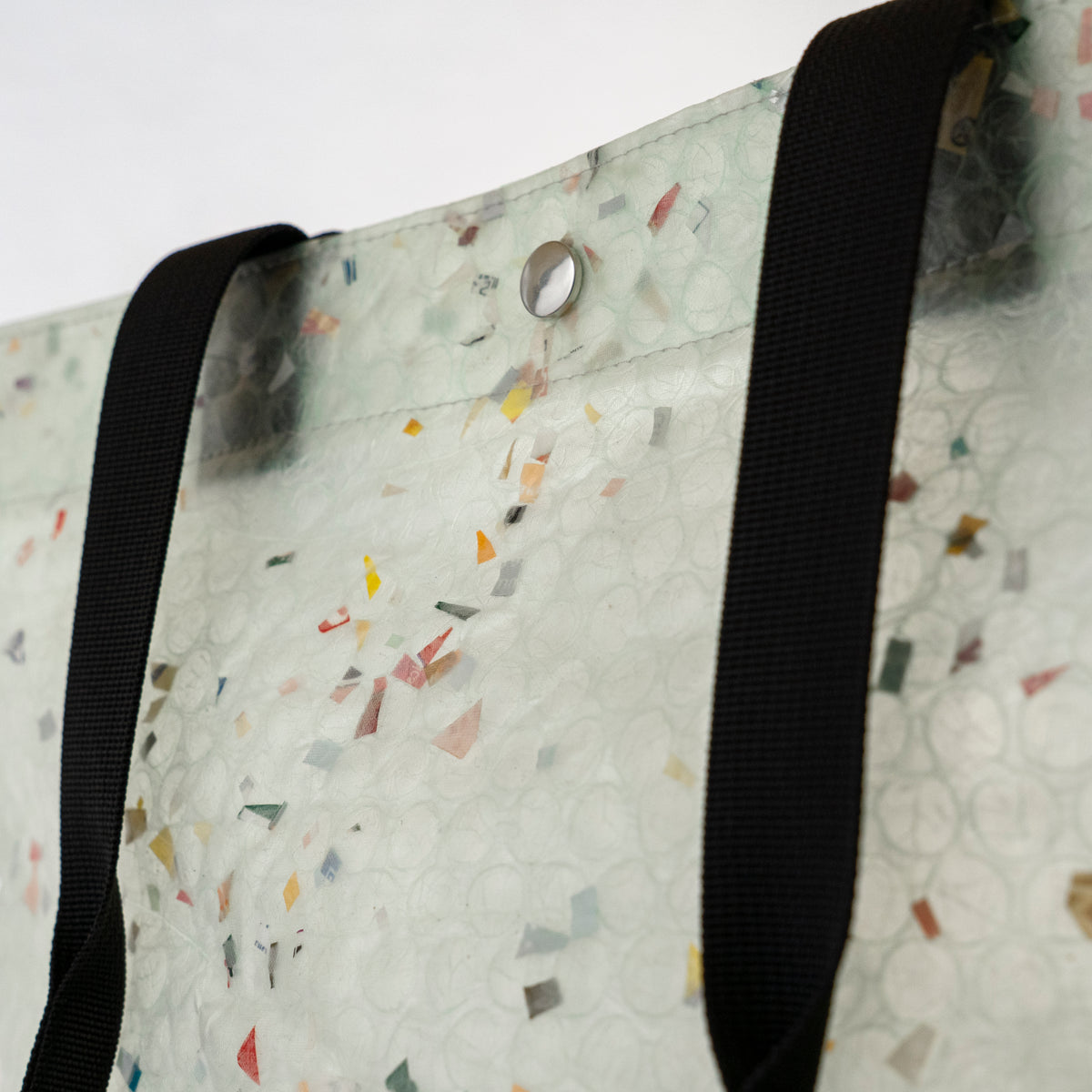 OCEAN Tote Bag - Pale Green Confetti