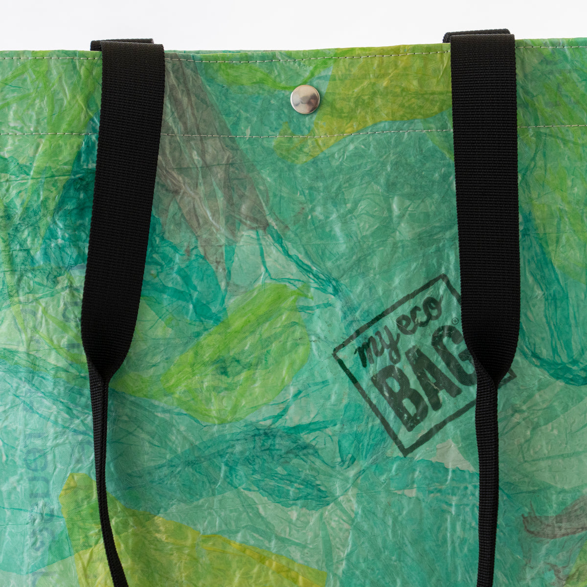 OCEAN Tote Bag – Green Abstract Koala Detail