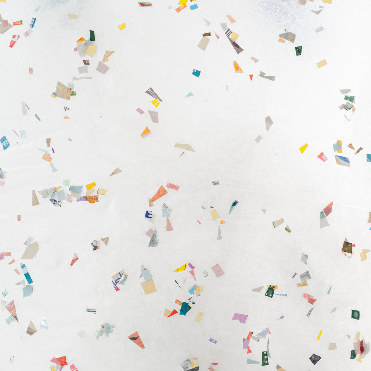 SOLD OCEAN Tote Bag - White Clear Confetti