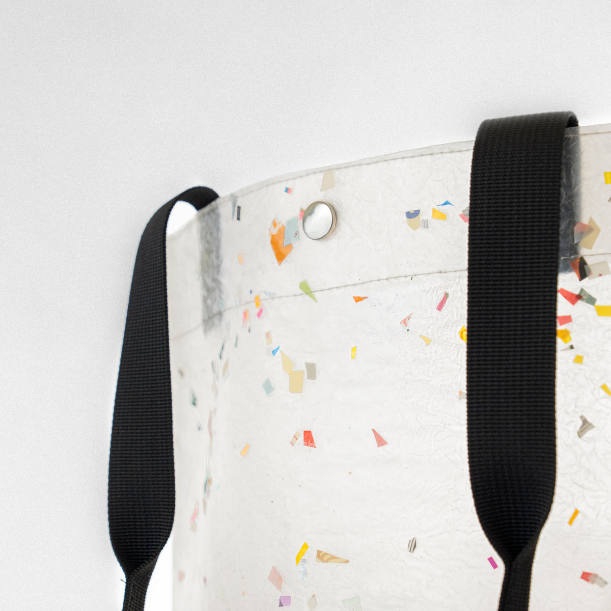 SOLD OCEAN Tote Bag - White Clear Confetti