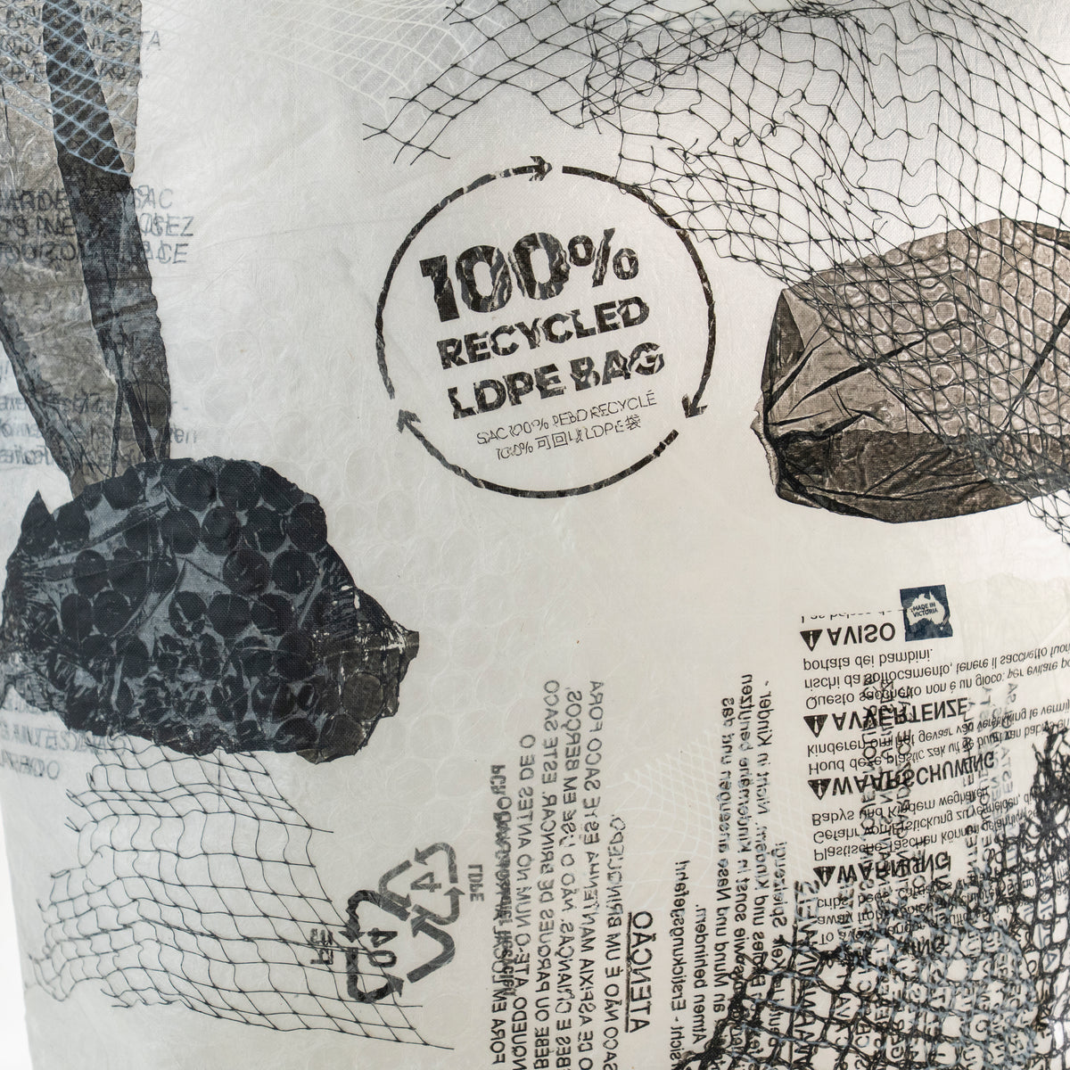OCEAN Tote Bag – Clear Graphic Symbols