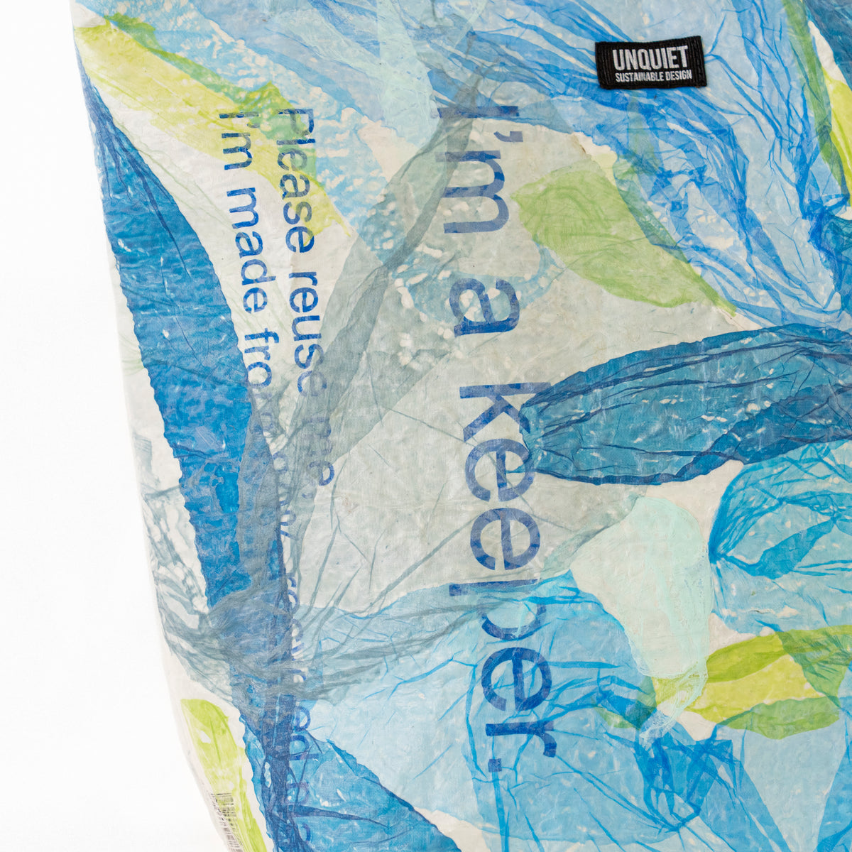OCEAN Tote Bag - "I'm a Keeper" Detail