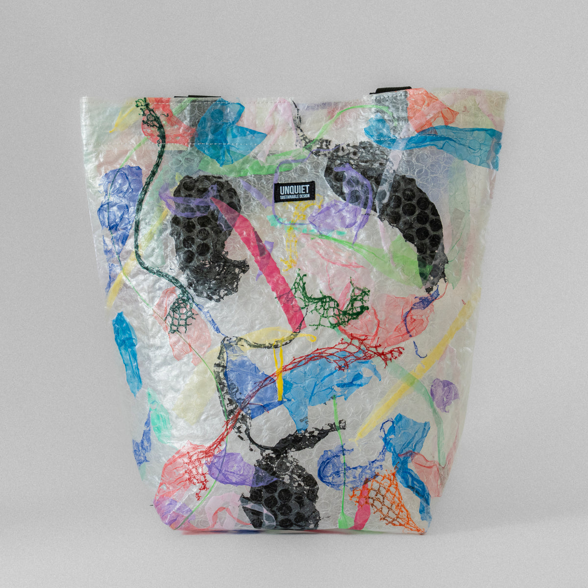 SOLD OCEAN Tote Bag - Multicolor Abstract Texture