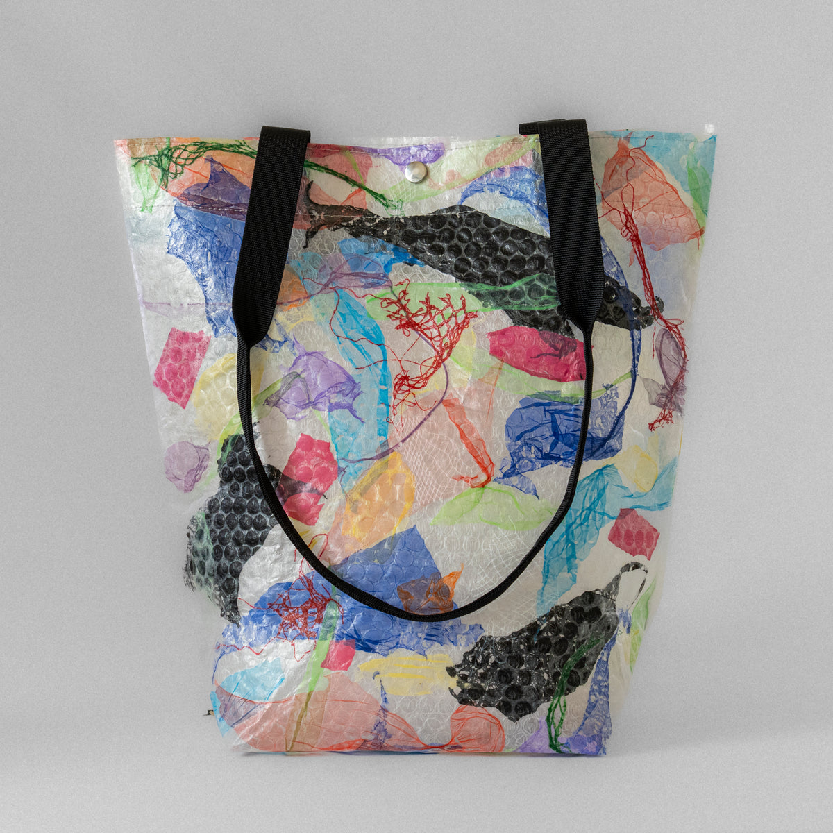 SOLD OCEAN Tote Bag - Multicolor Abstract Texture