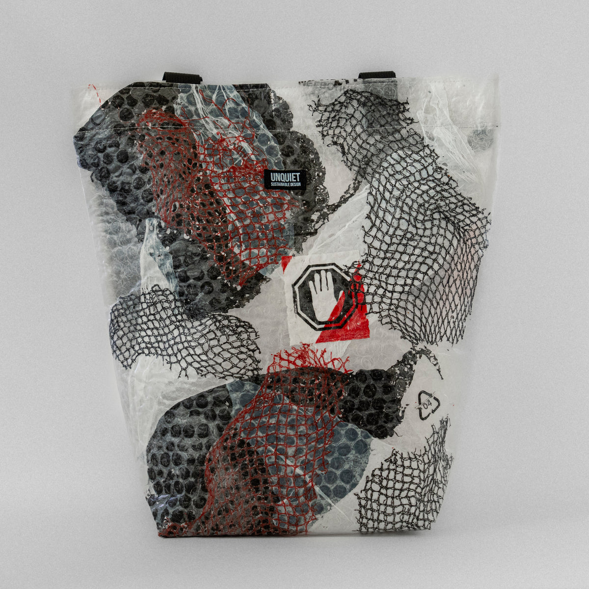 OCEAN Tote Bag - Warning Sign Detail