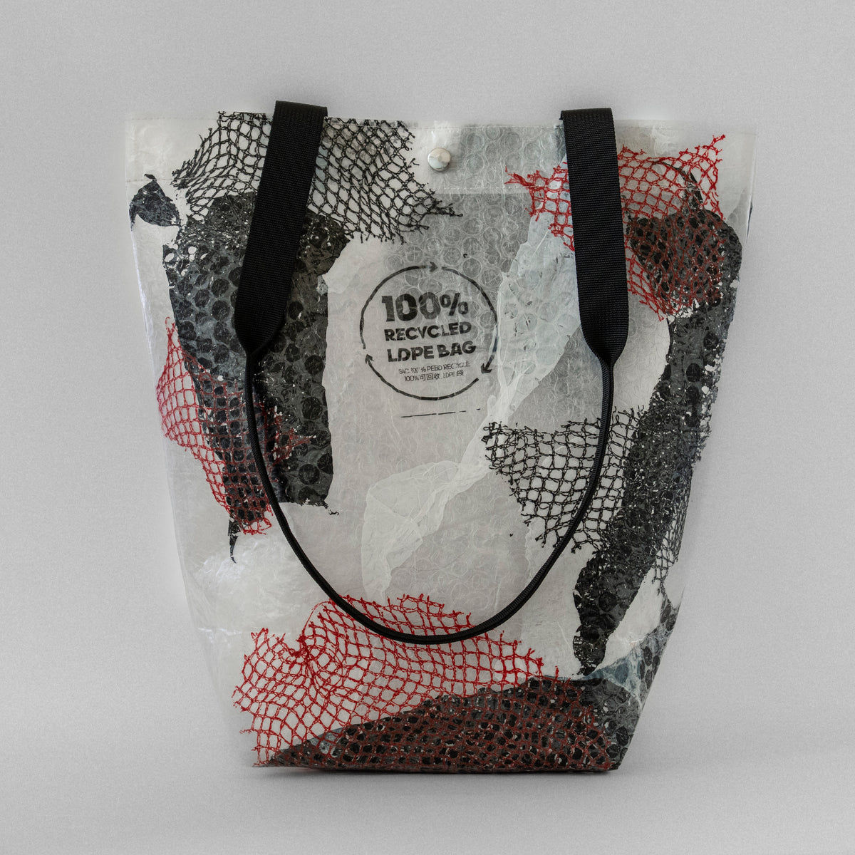 OCEAN Tote Bag - Warning Sign Detail