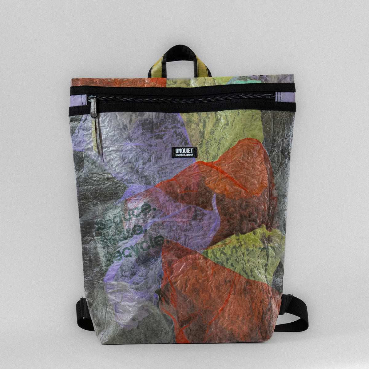 TURTLE Daily Backpack – Multicolour Abstract