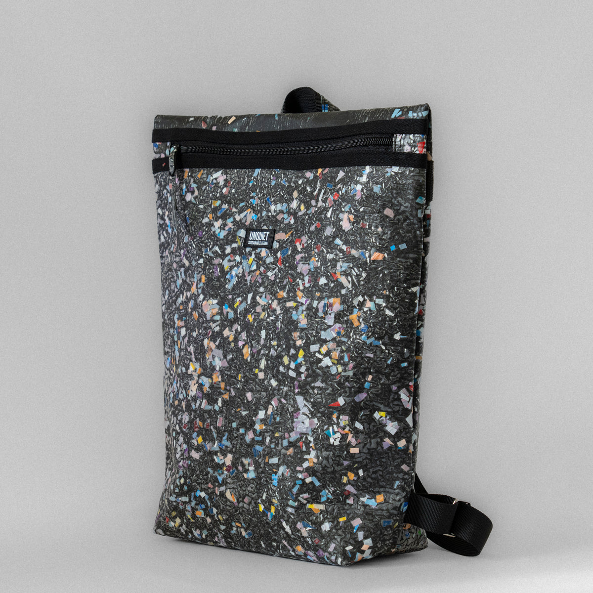 SOLD TURTLE Daily Backpack – Black Confetti