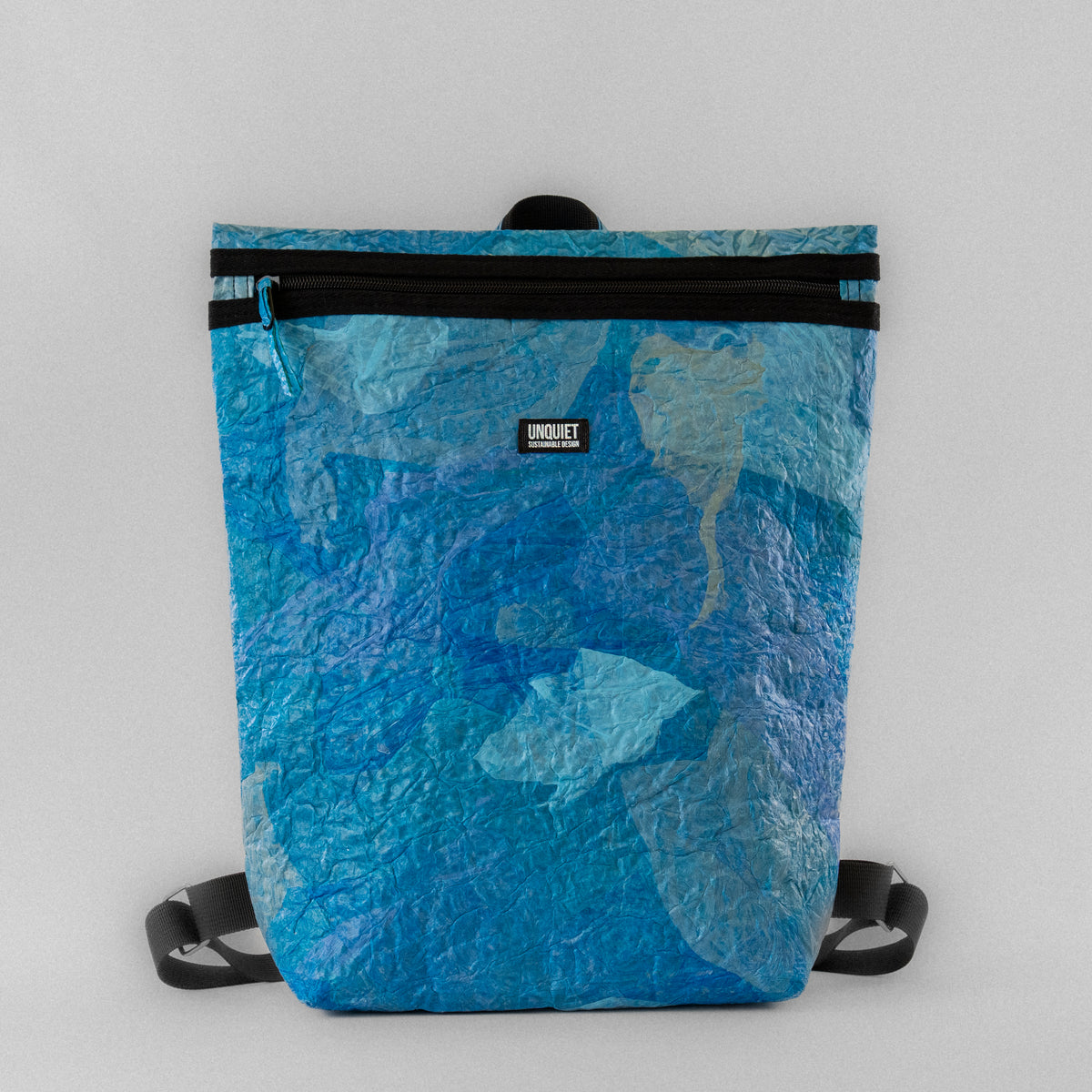 TURTLE Daily Backpack - Blue & Lilac Abstract