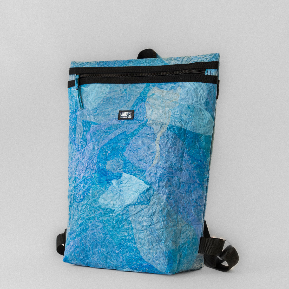 TURTLE Daily Backpack - Blue & Lilac Abstract