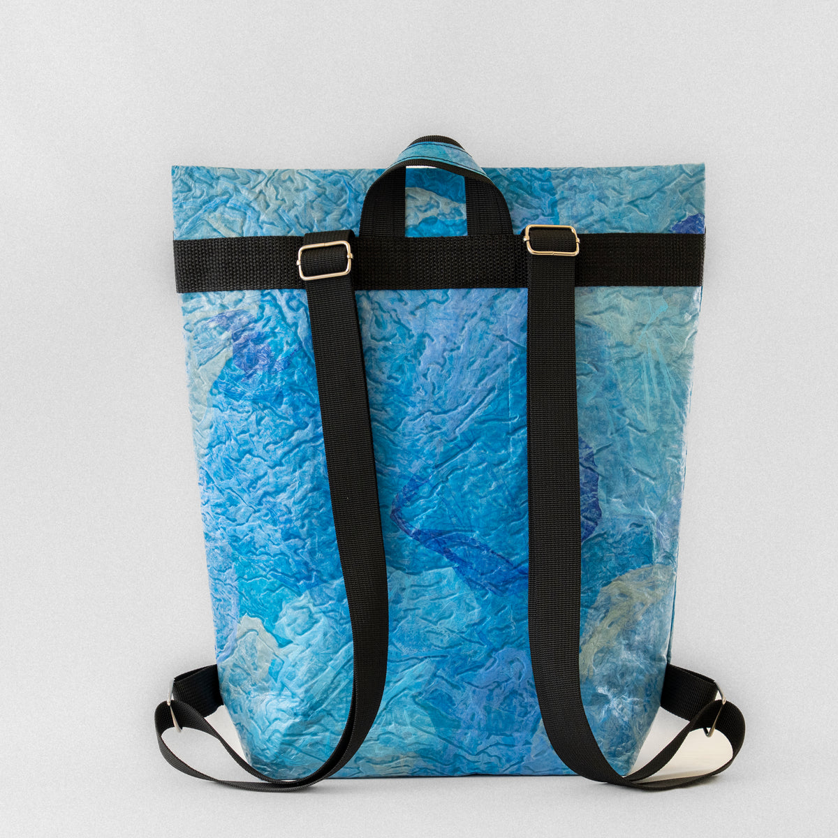 TURTLE Daily Backpack - Blue & Lilac Abstract