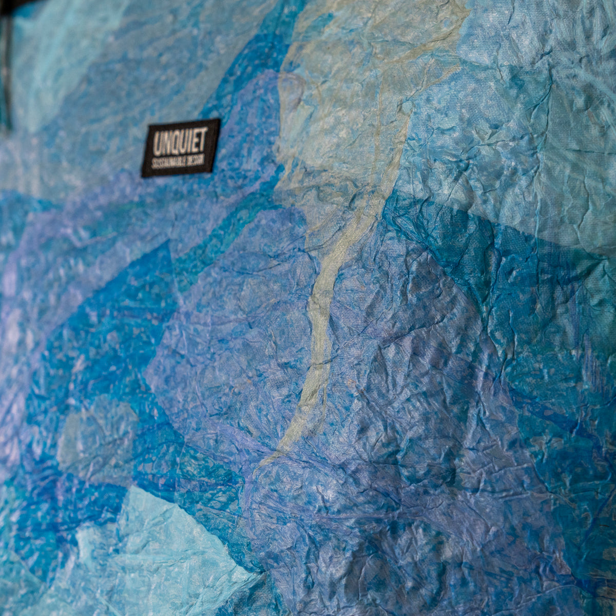TURTLE Daily Backpack - Blue & Lilac Abstract