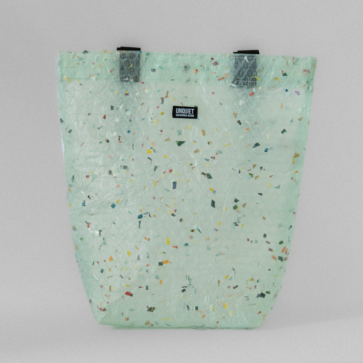 OCEAN Tote Bag - Pale Green Confetti