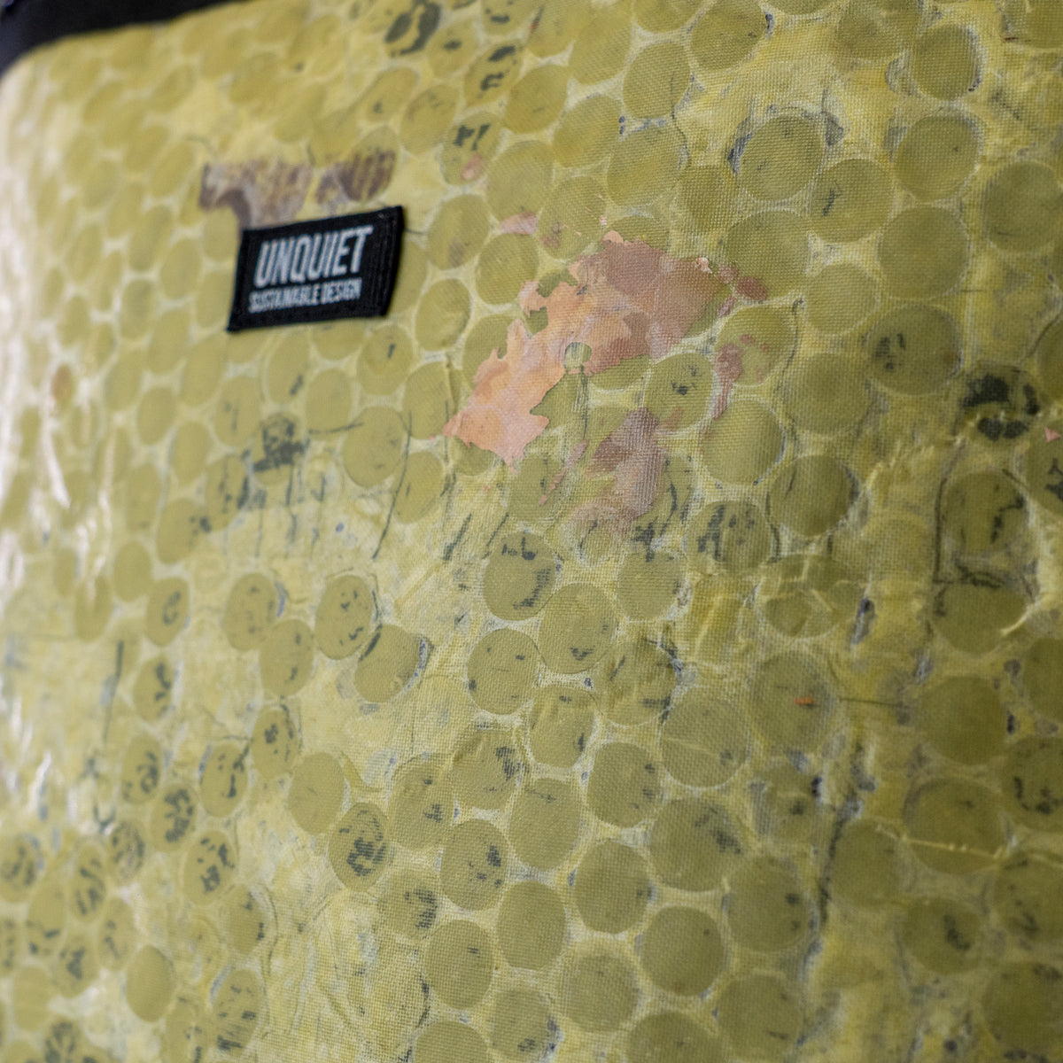 SOLD TURTLE Daily Backpack – Green Bubble Wrap, Painter’s Marks