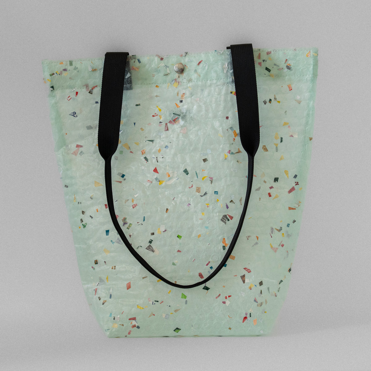 OCEAN Tote Bag - Pale Green Confetti
