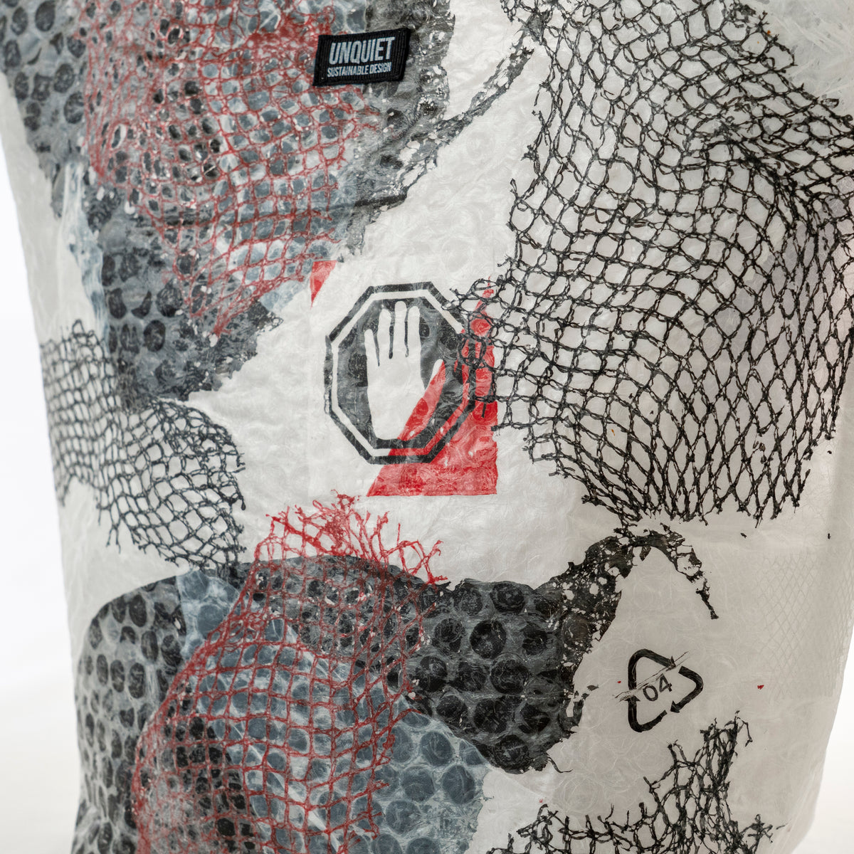 OCEAN Tote Bag - Warning Sign Detail